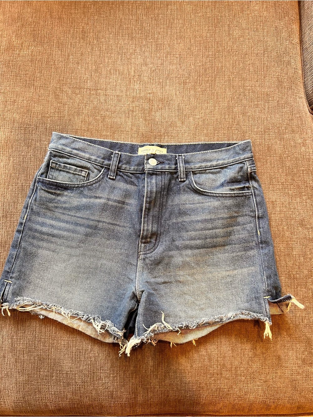Women’s Distressed Denim Shorts - Blue